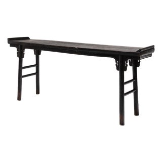 Chinese Crackled Double Ear Altar Table, C. 1775 For Sale