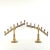 Brass Pair of Brass Gothic Style Candelabras, Circa 1900 For Sale - Image 8 of 8