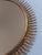 Mid-Century Modern Vintage Spanish Gilt Metal Sunburst Mirror, 1960s For Sale - Image 3 of 5