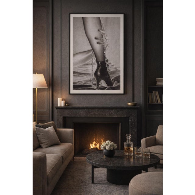 Limited edition artwork: the noir aesthetics of vincenzo marega add a touch of refined sensuality and mystery to your...