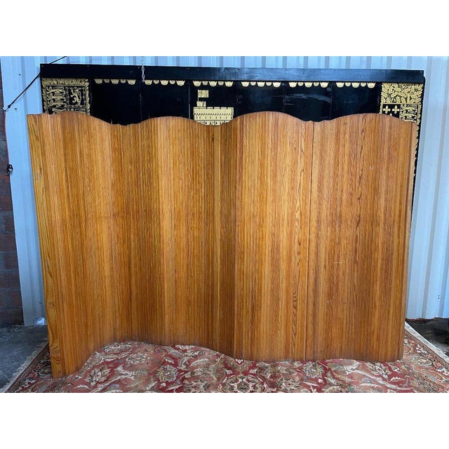Large Screen attributed to Baumann, 1950s For Sale - Image 6 of 6