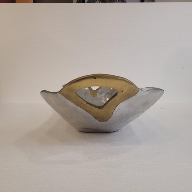 Brutalist Fountain in Brass and Aluminum by David Marshall, Spain, 1980s For Sale - Image 10 of 18
