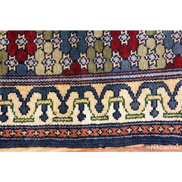 Mid 20th Century Nazmiyal Collection Vintage Israeli Bezalel Rug For Sale - Image 5 of 11