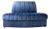 Matthew Izzo Home Estelle Navy Velvet Outside Corner Banquette Sofa For Sale