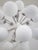 Not Yet Made - Made To Order 21st Century Nova Polished Nickel Matte White Murano Sputnik Chandelier by Fabio LTD For Sale - Image 5 of 5