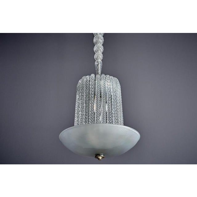 Glass Italian Murano Glass Pendant, 1930s For Sale - Image 7 of 17