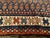 19th Century Caucasian Shirvan Rug, Handwoven Wool, Allover Paisley Design, Blue & Ivory, 3' x 4' For Sale - Image 13 of 14