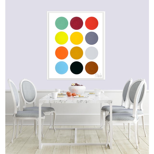 Mid-Century Modern What I Saw at MoMA One Day Print 50" X 60" - by Liz Roache For Sale - Image 3 of 7