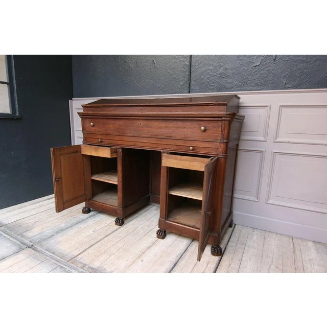 Wood 19th Century Notarys Desk For Sale - Image 7 of 15