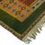 Mid-Century Modern Vintage Dhurrie Extra-Long Geometric Runner Rug in Green | Rug & Kilim For Sale - Image 3 of 5