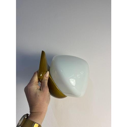Green Model 6030 Wall Lamp in Olive by Sigvard Bernadotte for Ifö For Sale - Image 8 of 11