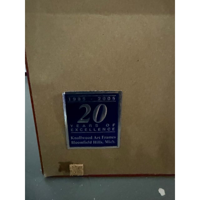 Ecru Paul Jenkins Abstract Lithograph, Signed & Numbered, 1960s, Custom Framed With Uv Glass For Sale - Image 8 of 12