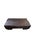 Contemporary Sculptural Solid Suar Wood Coffee Table With Espresso Burnt Finish For Sale - Image 3 of 9