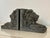 Traditional Vintage Pair of Lion Bookends With Bronze Appearance For Sale - Image 3 of 7