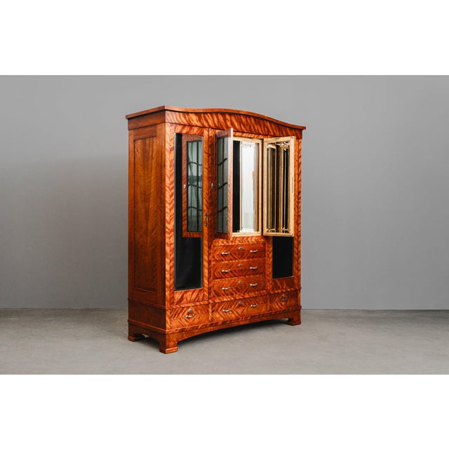 Item: Large wardrobe Period & Style: Art Nouveau - Early 20th century Features: - Impressive and practical piece of...