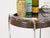 Mid-Century Italian Oval Bar Cart in Chrome and Brown ABS, 1970s For Sale - Image 13 of 14