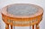 Fruitwood Table with Inlaid Marble For Sale In Los Angeles - Image 6 of 6