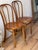 Pair of Art Deco side chairs in bentwood Thonet style. Age related signs of use.