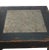 Chinese Marble Top Square and Distressed Black Vintage Accent or Side Table, 25"h For Sale - Image 3 of 6