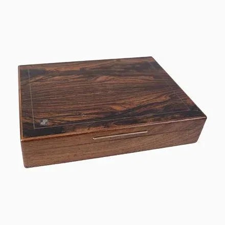 Provinsbanken Storage Box in Rosewood with Silver Inlay, 1960s For Sale - Image 13 of 13