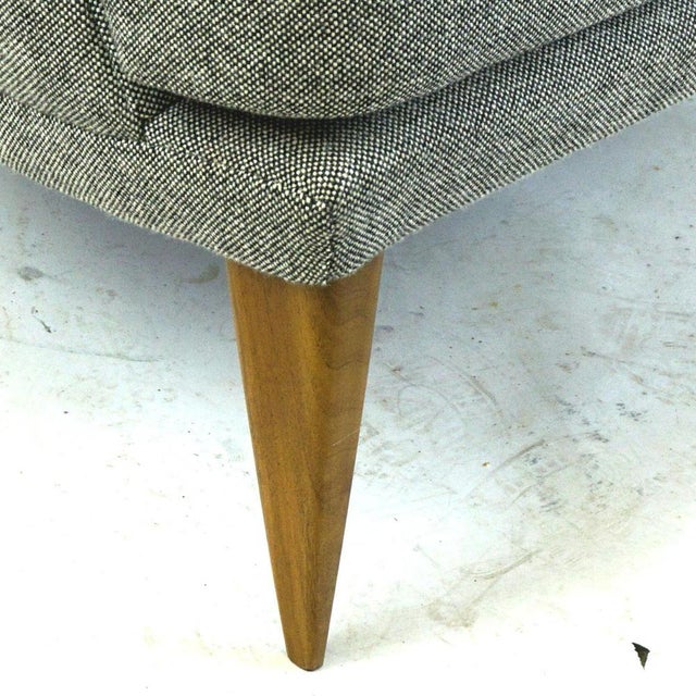 Monumental Grey Austrian Mid-Century Wingback Armchair by Oswald Haerdtl For Sale - Image 10 of 13
