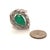 Natural Emerald Diamond Ring 14k Gold 6.1 TCW Certified For Sale - Image 10 of 12