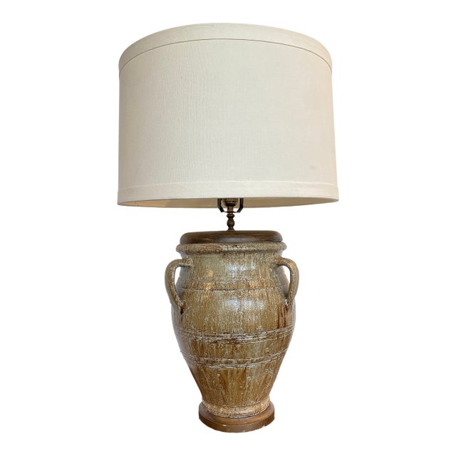 Mid 20th Century Art Pottery Table Lamp For Sale