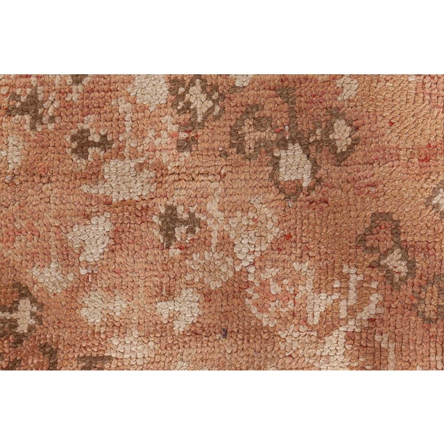 Beige Antique Turkish Oushak Rug For Sale - Image 8 of 8