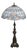 Tiffany Style Brass Table Lamp For Sale