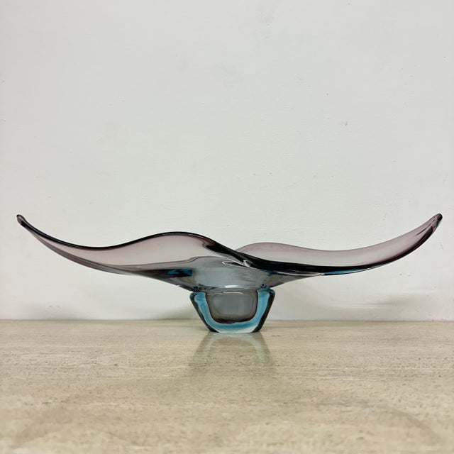 Murano Sommerso Glass Bowl, 1960s For Sale - Image 16 of 18