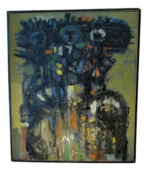 Hans Lie, Abstract Composition, 1972, Oil on Canvas