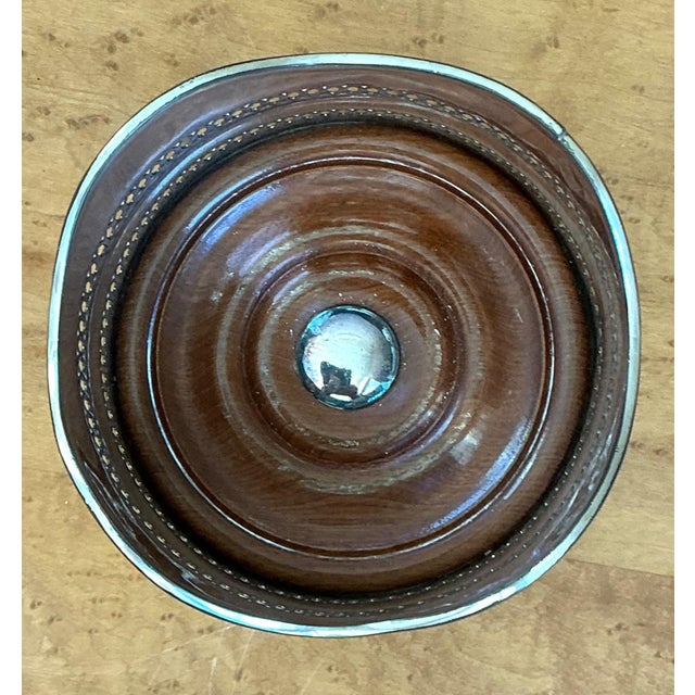 Vintage Silverplate Wine Coaster For Sale - Image 9 of 15