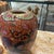 Vintage Asian Style Large Ceramic Red Detailed Vase With Lid, Condition Issues on Lid For Sale - Image 4 of 7
