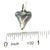 1990s David Yurman Sharktooth Amulet Sterling Silver Estate For Sale - Image 4 of 5