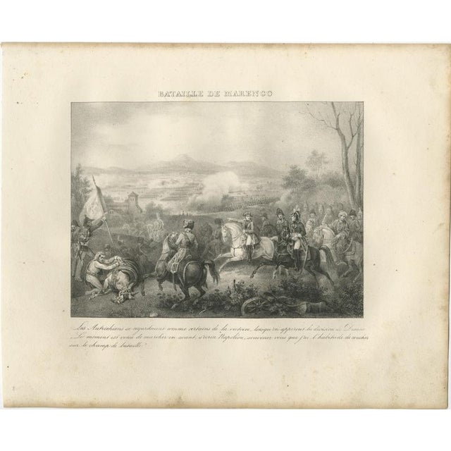 Madou, Battle of Marengo, Desaix Arrives, 1827, Lithograph For Sale - Image 3 of 9