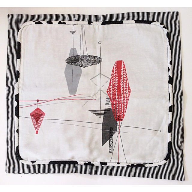 Mid-Century Modern Midcentury Decorative Pillow Sham For Sale - Image 3 of 4