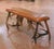 This antique Alpine bench was crafted in the Black Forest tradition, likely in Austria’s Tyrolean region, circa 1930. The...