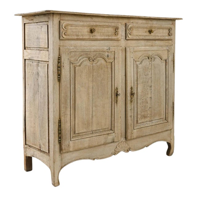 19th Century French Provincial Oak Buffet For Sale