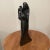 Ceramic Vintage Early 20th Century Black Ceramic Woman With Water Jag Figurine Sculpture For Sale - Image 7 of 13