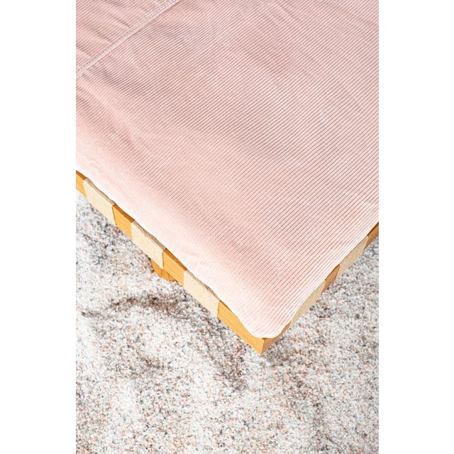 Pallet Dirty Pink Velvet Nature Daybed by Pulpo For Sale - Image 14 of 18