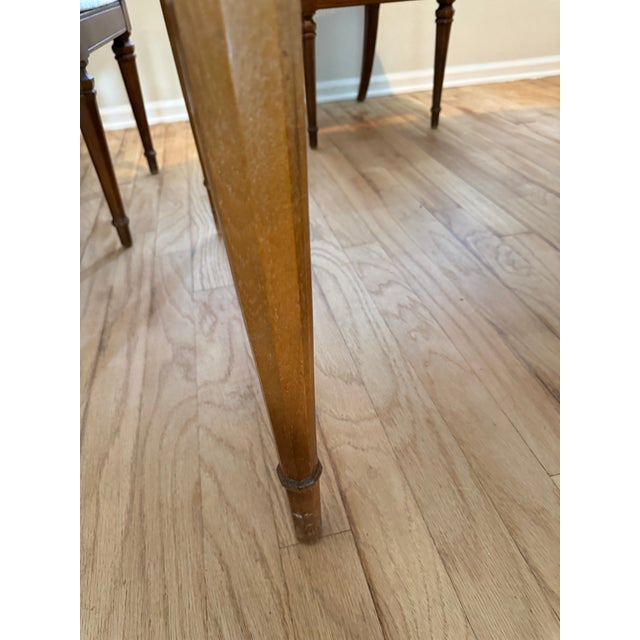 MCM Walnut Drexel Esperanto Dining Table With or Without Chairs For Sale - Image 14 of 16
