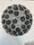 2010s Contemporary Clear and Black Flowers Murano Glass Flush Mount For Sale - Image 5 of 8