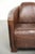 Club Chair in Brown Cowhide Leather For Sale - Image 9 of 16