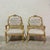 Stunning French set consisting of a settee and 2 chairs. The gold frame has been repainted and the padding replaced with...