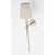 Bryant 27" Cordless Tail Sconce in Polished Nickel with Linen Shade Designer: Thomas O'Brien Finish: Polished Nickel...