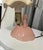 5” to the top of the figure, 9.5” to top of lampshade. LE Smith Glass Company. Good working order but the part that holds...
