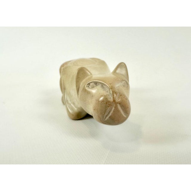 Soapstone Cat Figurine, 1960s For Sale - Image 10 of 11