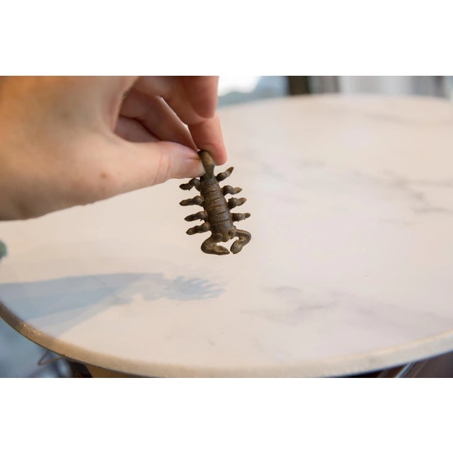 Vintage African Dark Bronze Scorpion For Sale In New York - Image 6 of 7