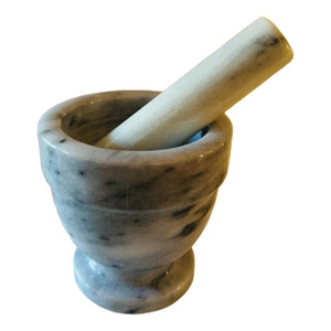 Vintage Marble Mortar and Pestle