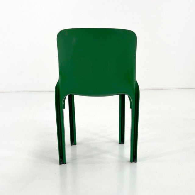 1970s Green Selene Chair by Vico Magistretti for Artemide, 1970s For Sale - Image 5 of 13